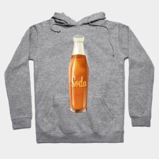 Old vintage soda bottle. Hoodie